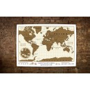 Скретч-карта Мира 85 х 60 см (большая)